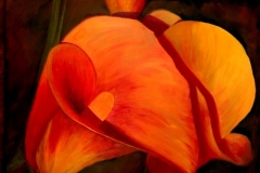 Bright Orange Lilies