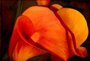 Bright Orange Lilies