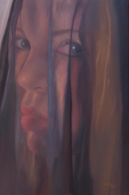 Young Black Veiled Woman